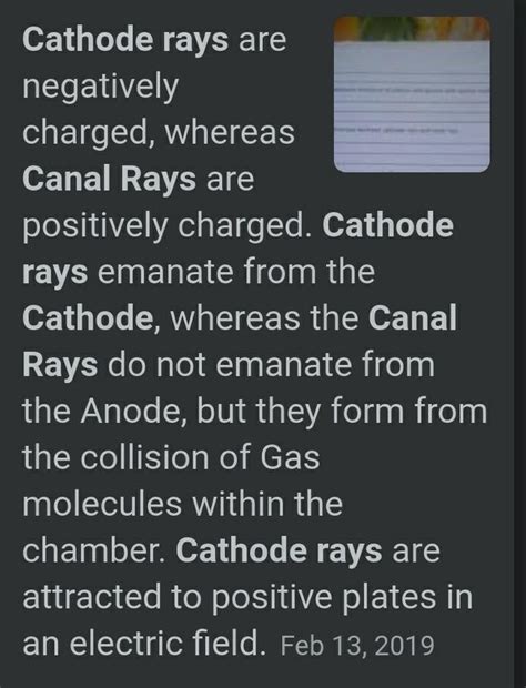 Expert Verified Differentiate Between Cathode Rays And Anode Rays