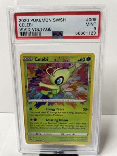 Pokemon Vivid Voltage Celebi Amazing Rare Psa Mint Ebay