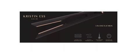 Kristin Ess Hair 3 In One Ceramic Flat Iron Hair Straightener For