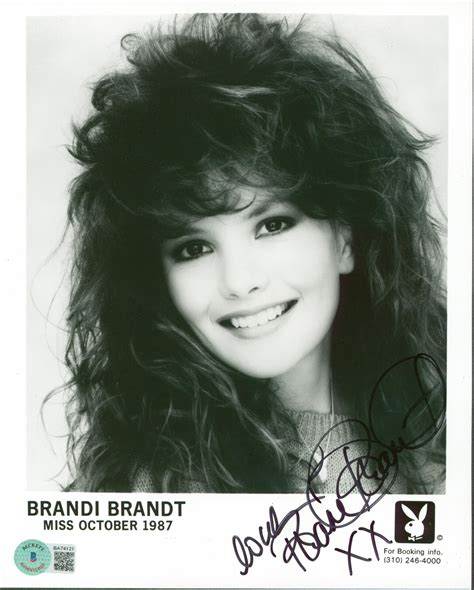 Brandi Brandt Playboy Love Xx Signed 8x10 Promo Sexy Photo Bas