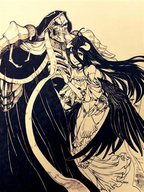 Ainz Ooal Gown X Albedo By Darcylands On Deviantart