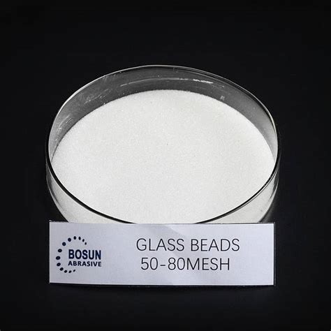 Glass Beads 50 80 Mesh China Shanghai Bosun Abrasive