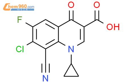 Quinolinecarboxylic Acid Chloro Cyano Cyclopropyl