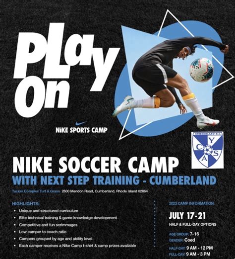 Nike Soccer Camp With Next Step Training Cysa