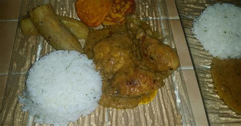 Recette Poulet Saut Aux L Gumes Bananes Plantains Et Galettes De