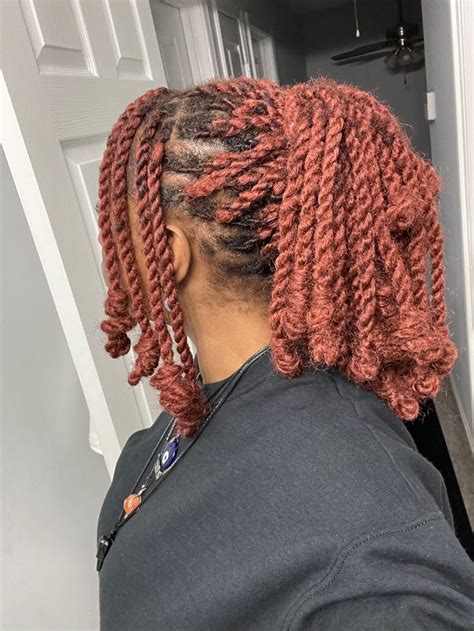 Invisible Locs In Big Twist Braids Hairstyles Short Locs