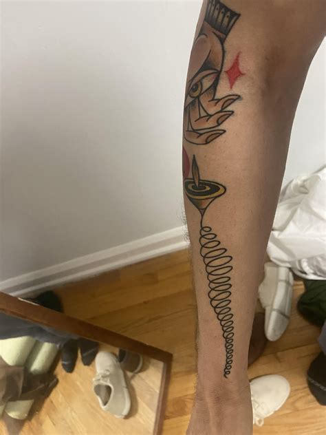 Spinning Top By Brenn Cox At Chapter House Tattoo Baltimore Md R Tattoos