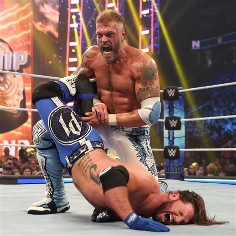 Edge Vs Rey Mysterio Vs Aj Styles Triple Threat Match Friday Night