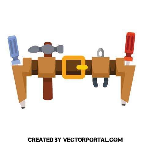 Tool Belt Vector At Vectorified Collection Of Tool Belt Vector