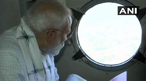 Cyclone Fani Pm Modi Conducts Aerial Survey In Odisha Praises Cm