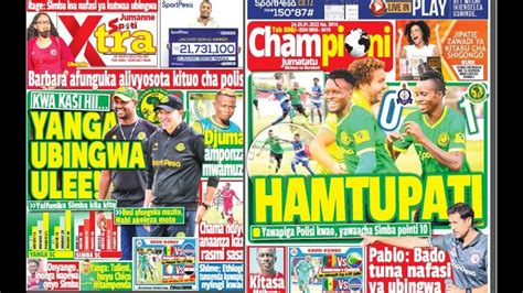 Uchambuzi Kurasa Za Magazeti Leo Tff Yajitoa Sakata La Barbra