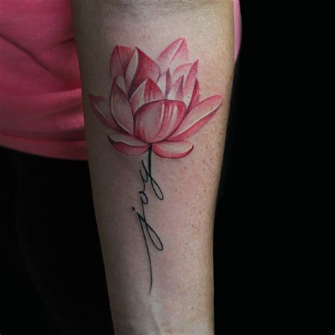 Joy Lotus Flower by Capone: TattooNOW