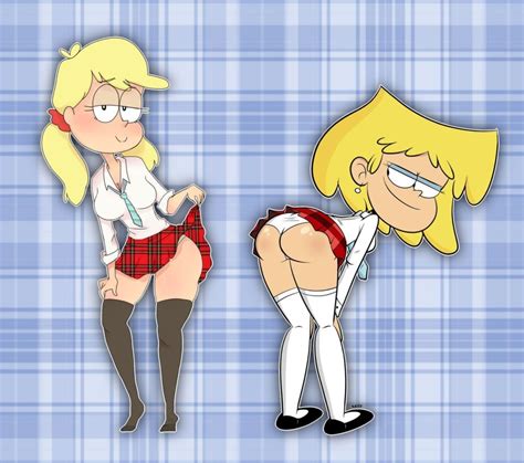 Leni Loud And Lori Loud Blonde Panties Stockings Female Only