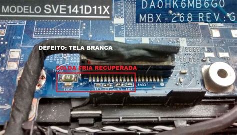 Sony Sve D X Placa Da Hk Mb G Mbx Rev G Tela Branca