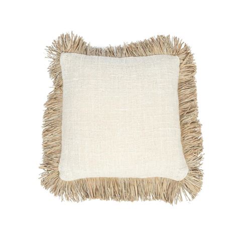 Coussin Saint Tropez Blanc Naturel X Leroy Merlin