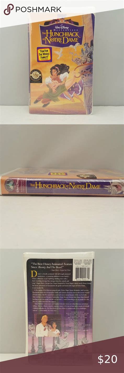 Walt Disney THE HUNCHBACK OF NOTRE DAME MASTERPIECE VHS 7955 SEALED