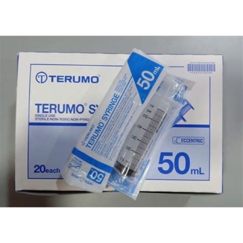 Terumo Syringe Ml Luer Lock Eccentric Est Tip S Box Shopee