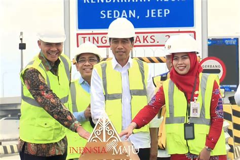 Presiden Jokowi Resmikan Tol Sesi Ii Sayung Demak Beritajateng Tv