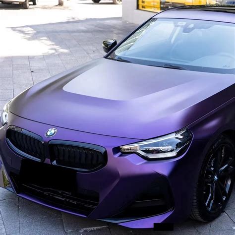 Best Matte Dark Purple Vinyl Wrap Metallic Dark Purple Car Wraps