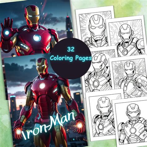 Ausmalbild Ironman - Ironman Superhero Coloring Pages [2025]
