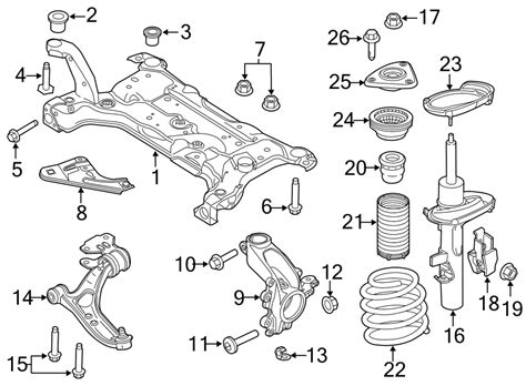 2012 Ford Focus Front Suspension Diagram 2016 Ford Focus Sus