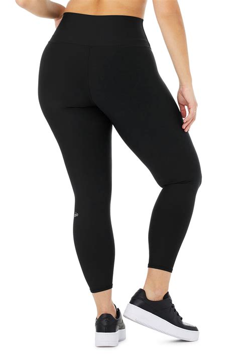 7 8 High Waist Airlift Legging Black Alo Yoga Mexico