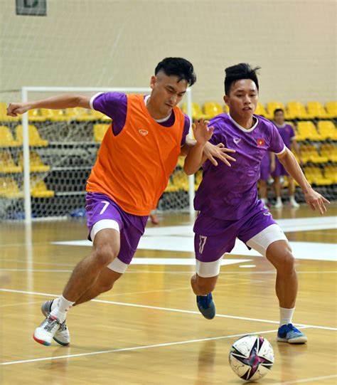 VFF ĐT futsal Việt Nam tích cực rèn quân cho trận đấu mở màn tại VCK