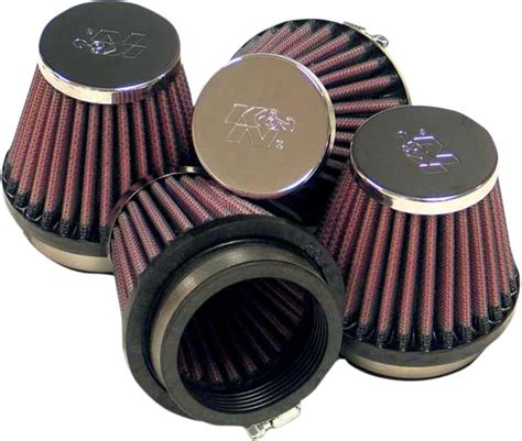 K N Universal LuftFilter Rund Konisk 54MM SET OF 4 FilterS Pitboxen