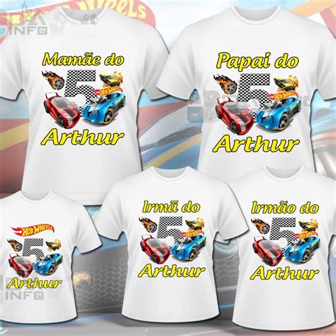 Kit Camisas Hot Wheels Elo Produtos Especiais