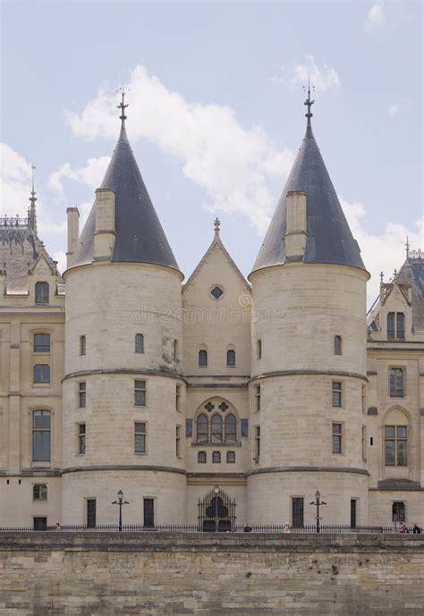 Two Towers Of The Conciergerie De Paris Stock Image Image Of Palace