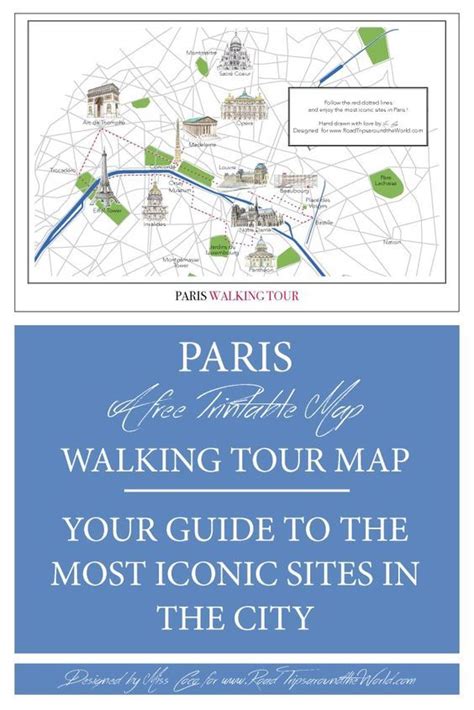 A Paris Walking Tour Map to help you explore Paris - Free to download ...