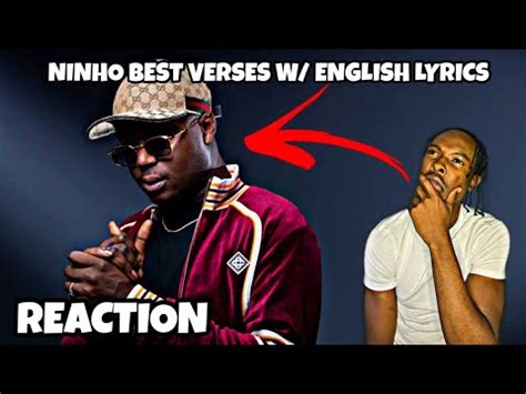 AMERICAN REACTS TO NINHO BEST FRENCH RAP VERSES 1 WITH ENGLISH