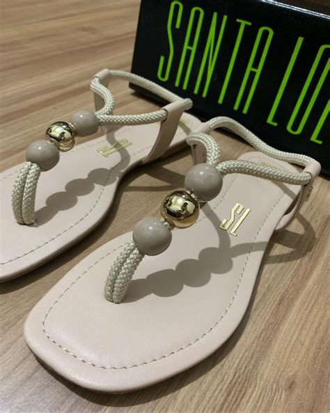 Rasteirinha Nude Santa Lolla Rasteira Feminina Santa Lolla Usado 62619030 Enjoei