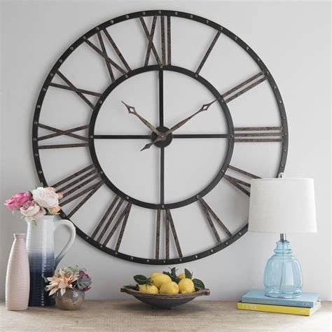 20++ Modern Farmhouse Wall Clock - HOMYHOMEE