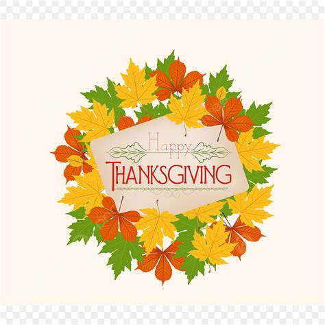 Thanksgiving Leaves Vector Design Images Happy Thanksgiving With