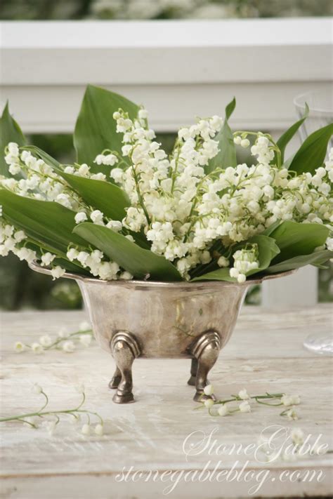 Lily Of The Valley Tablescape Stonegable