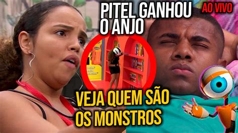 BBB24 PITEL VENCEU A PROVA DO ANJO VEJA QUEM SÃO OS MONSTROS YouTube