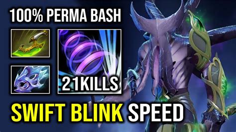 WTF Swift Blink Late Game Double Jump 100 Perma Bash Faceless Void Max