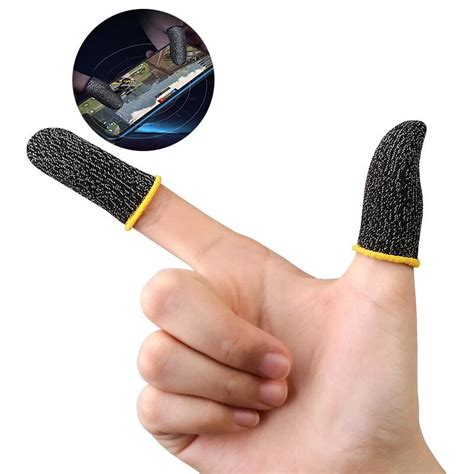 Gaming Finger Sleeve Phone Game Sweat Proof Finger Glove Anti Slip