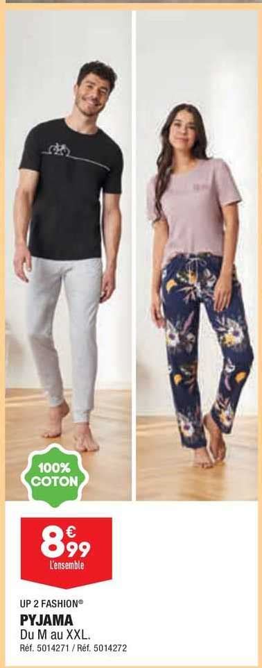 Promo Pyjama Up 2 Fashion Chez Aldi ICatalogue Fr