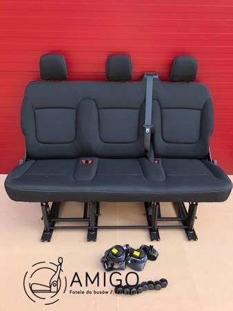 Seat Triple Bench Renault Trafic Opel Vauxhall Vivaro Talento Nv