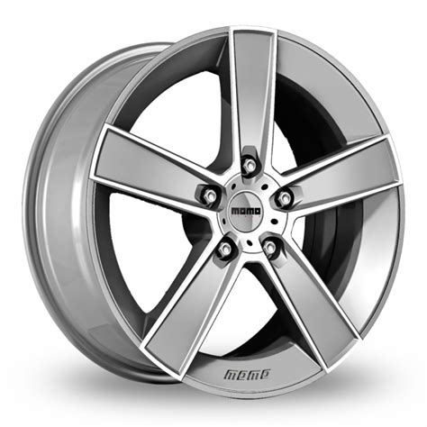 Momo Strike Silver Polished Alloy Wheels Wheelbase