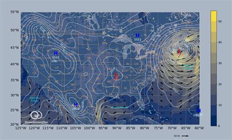 Weather Forecast for North America - thescreenweather.com