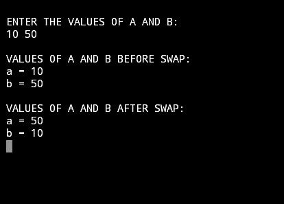 C Program To Swap Two Numbers Using Pointer My Cs Tutorial My Cs