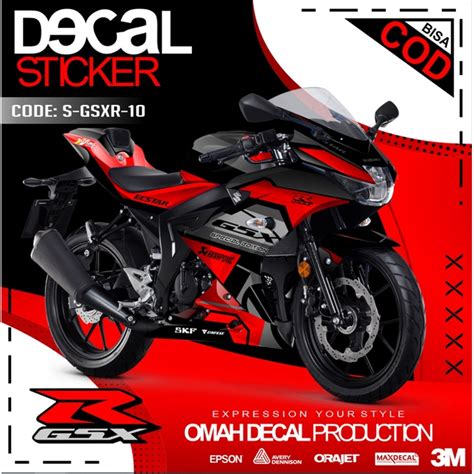 Jual Decal Gsx Suzuki Full Body Dekal Stiker Motor Gsx Bahan