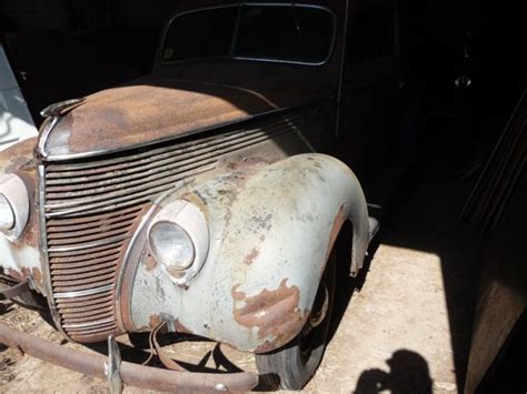 Ford Standard Door Sedan Real Barn Find Hot Rod Rat Rod For Sale