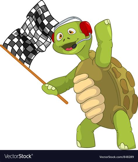 Turtle Race Cartoon