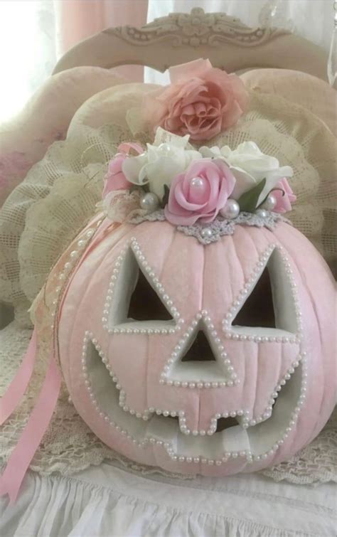 Pink Pumpkin Diy Halloween Decorations Halloween Crafts Pink Halloween