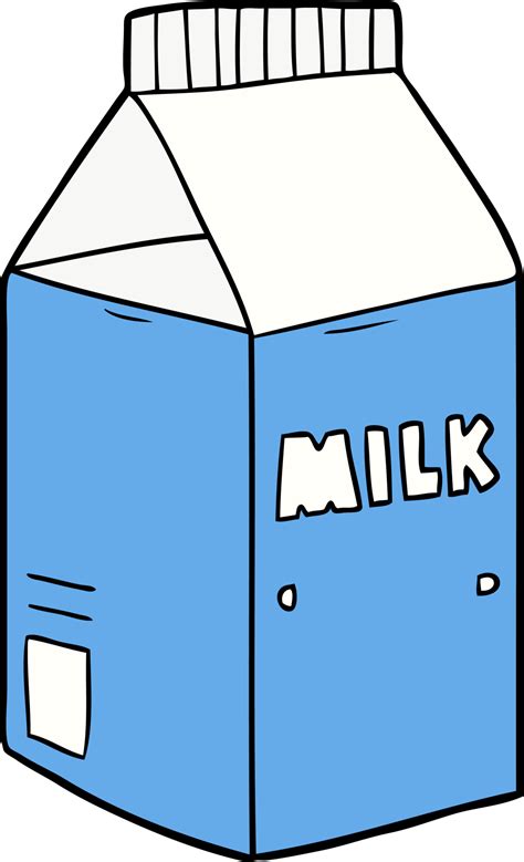 Cartoon Milk Carton Drawing 46879145 Png