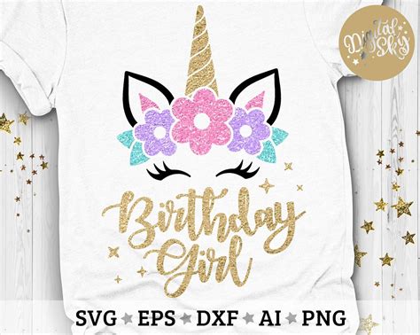 Birthday Girl Svg Unicorn Birthday Svg Birthday Girl Svg Etsy Artofit